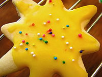 sugar cookie with sprinkles